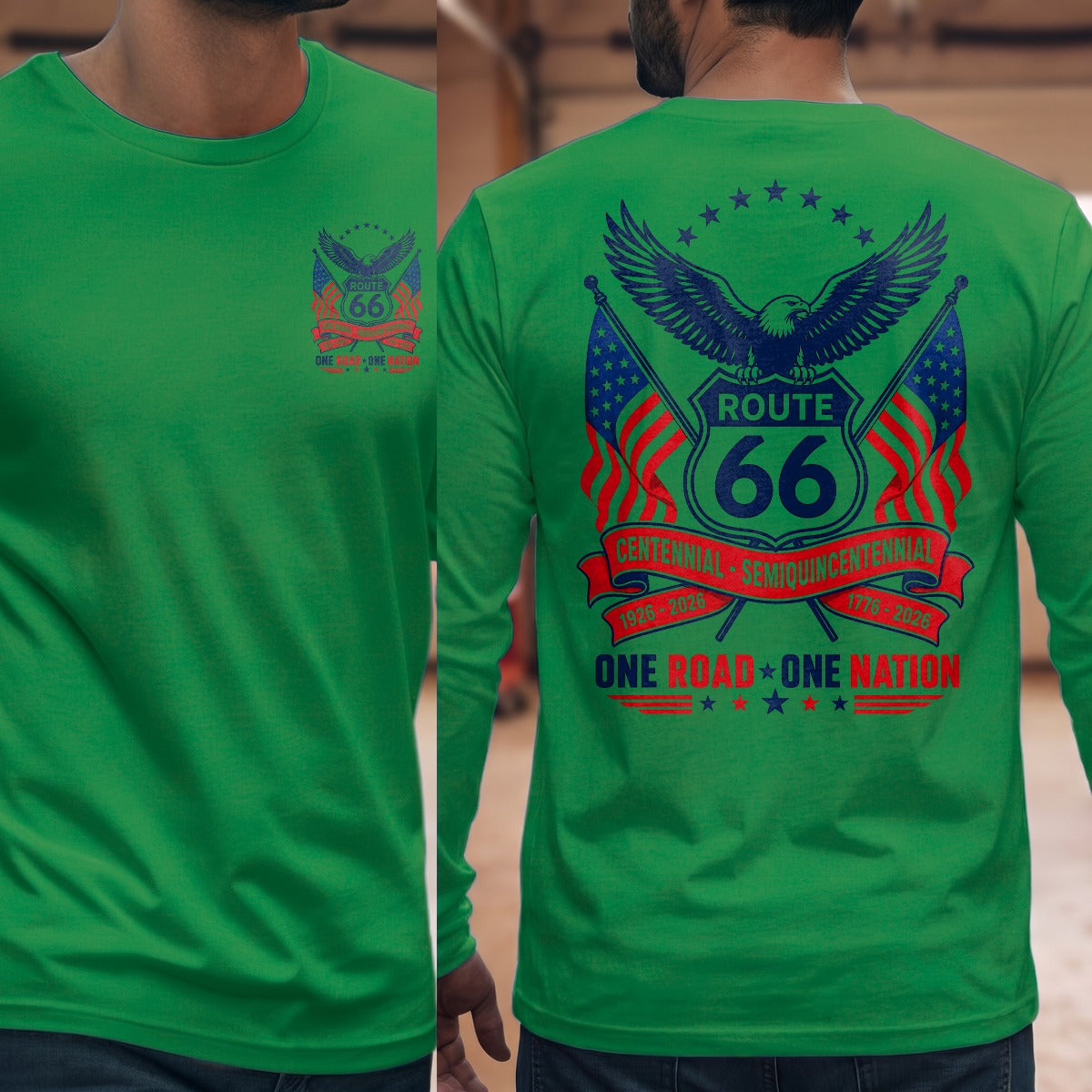 Irish Green | Front & Back