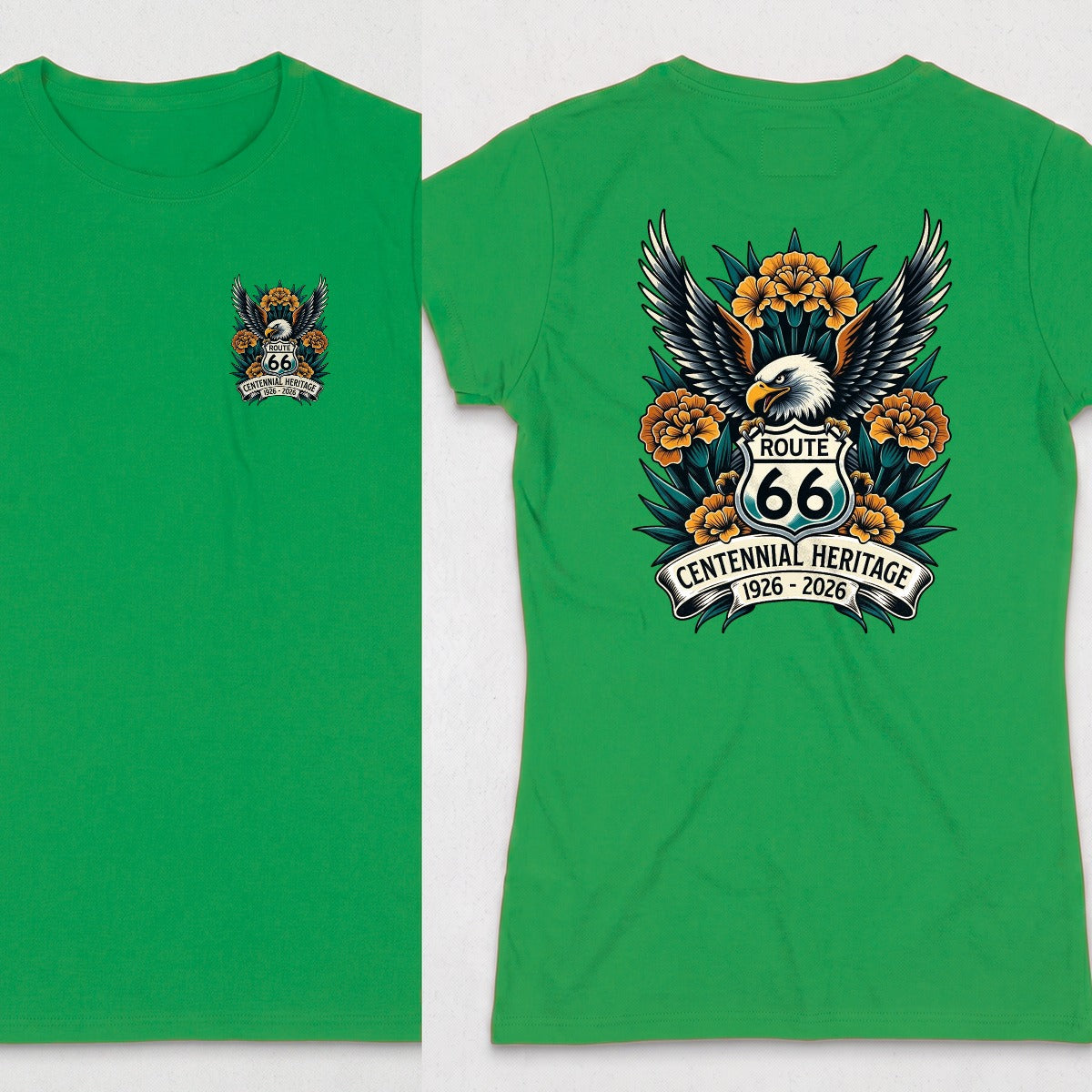 Irish Green | Left Chest + Back