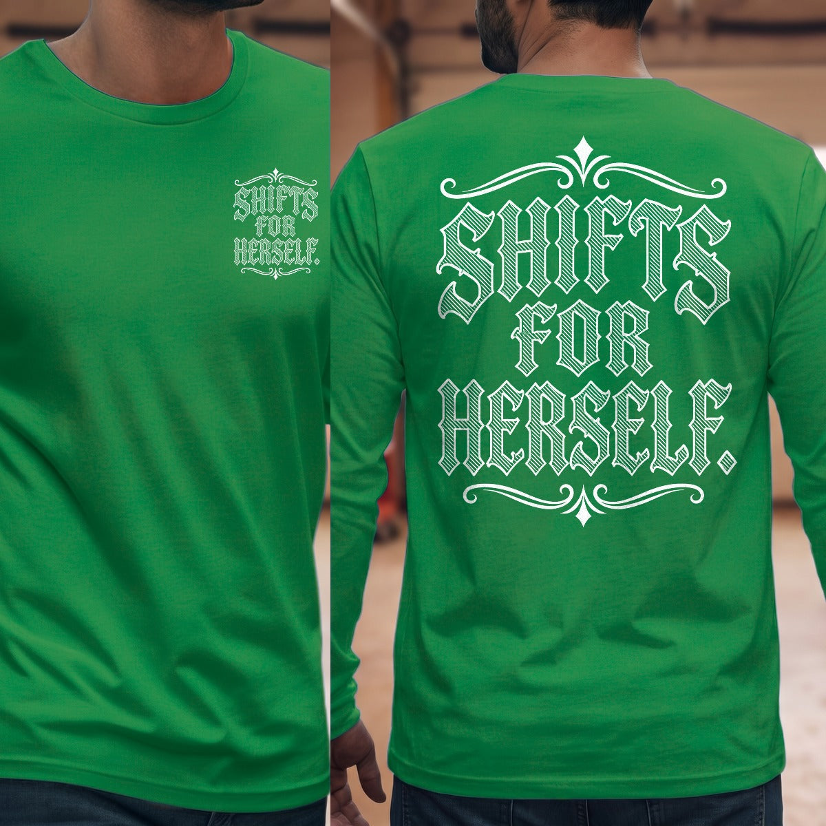 Irish Green | Front & Back