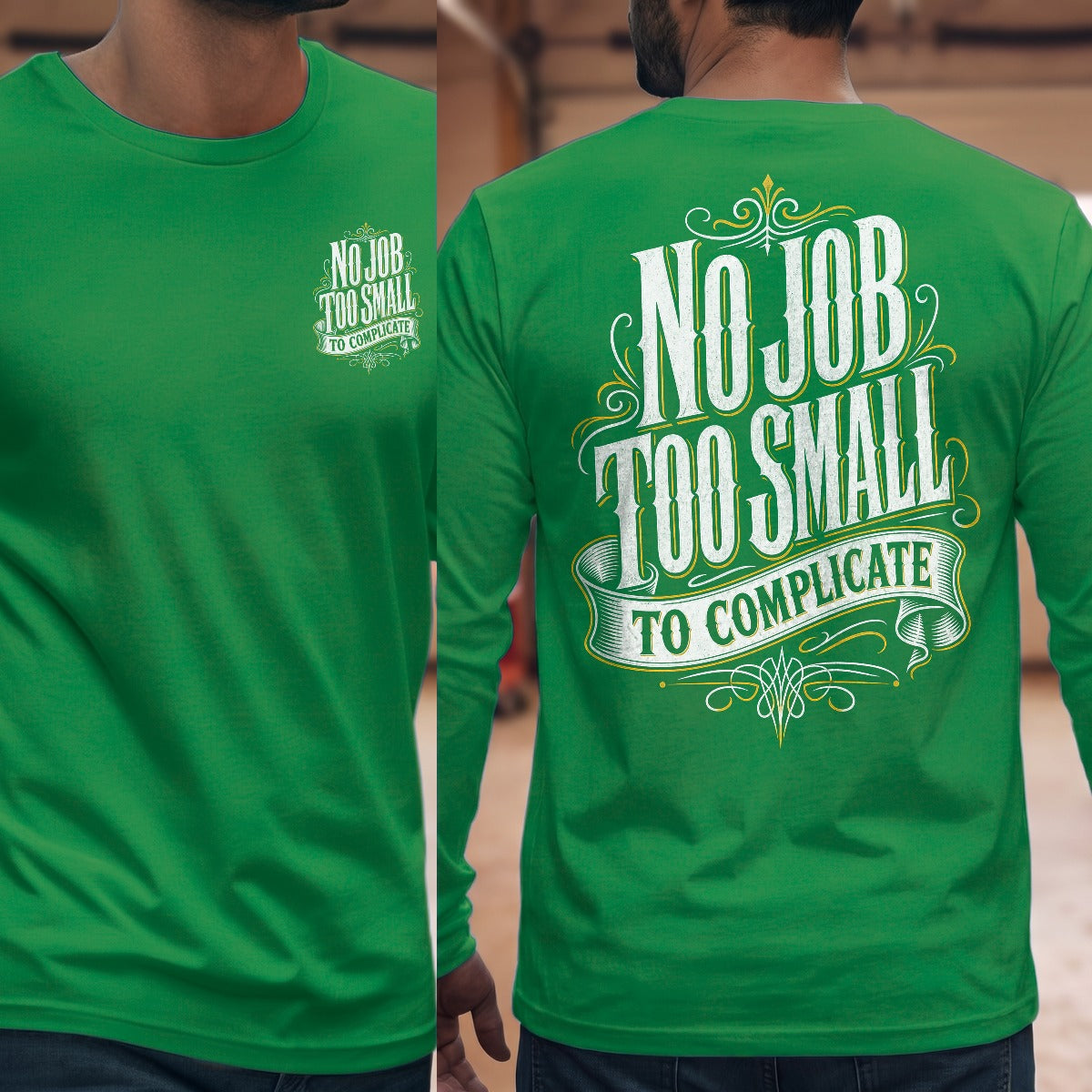 Irish Green | Front & Back
