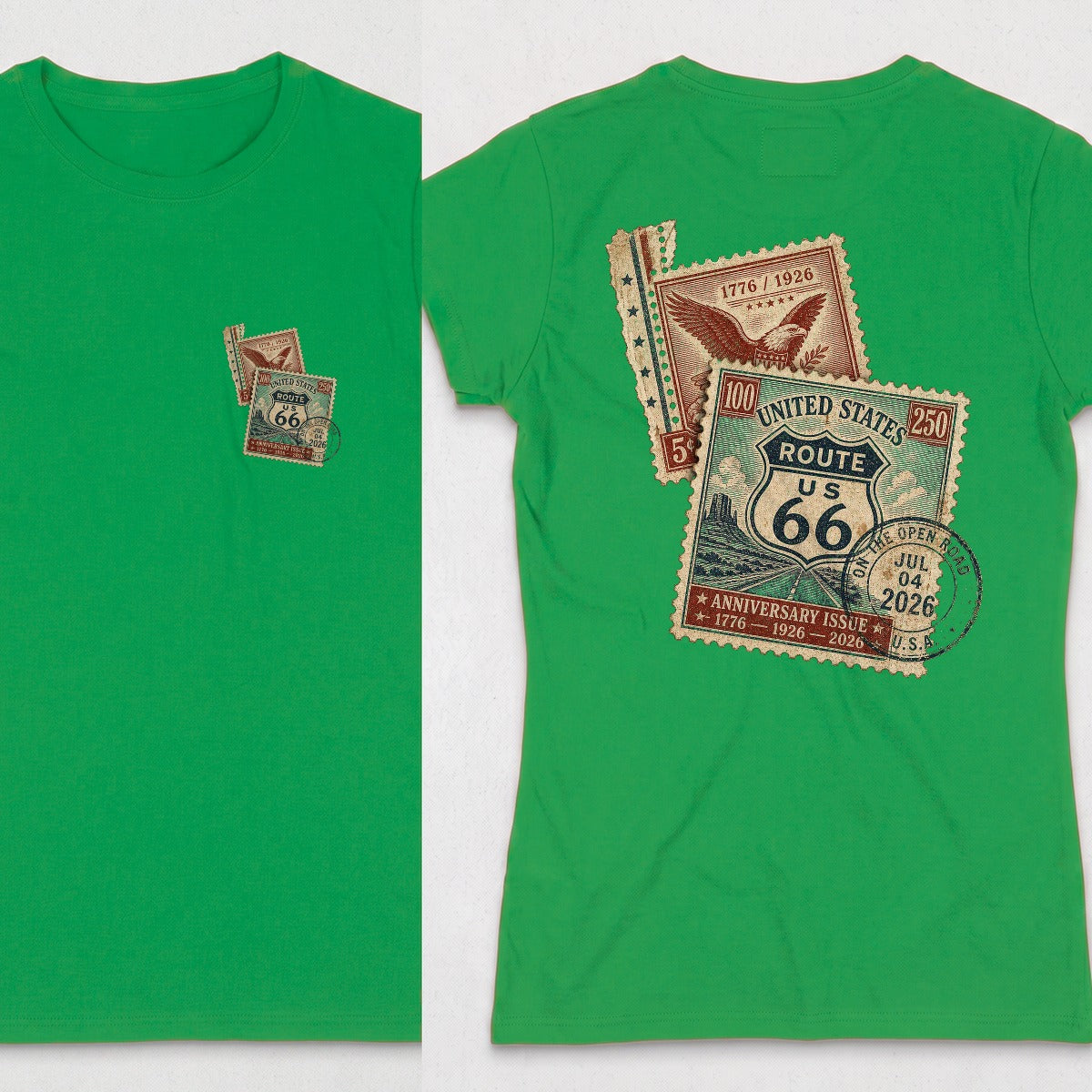 Irish Green | Front & Back