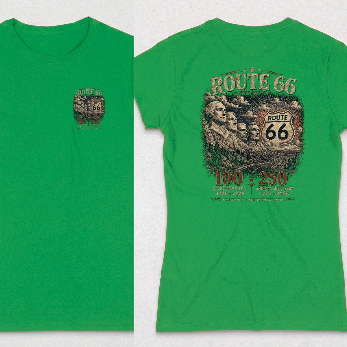Irish Green | Left Chest + Back