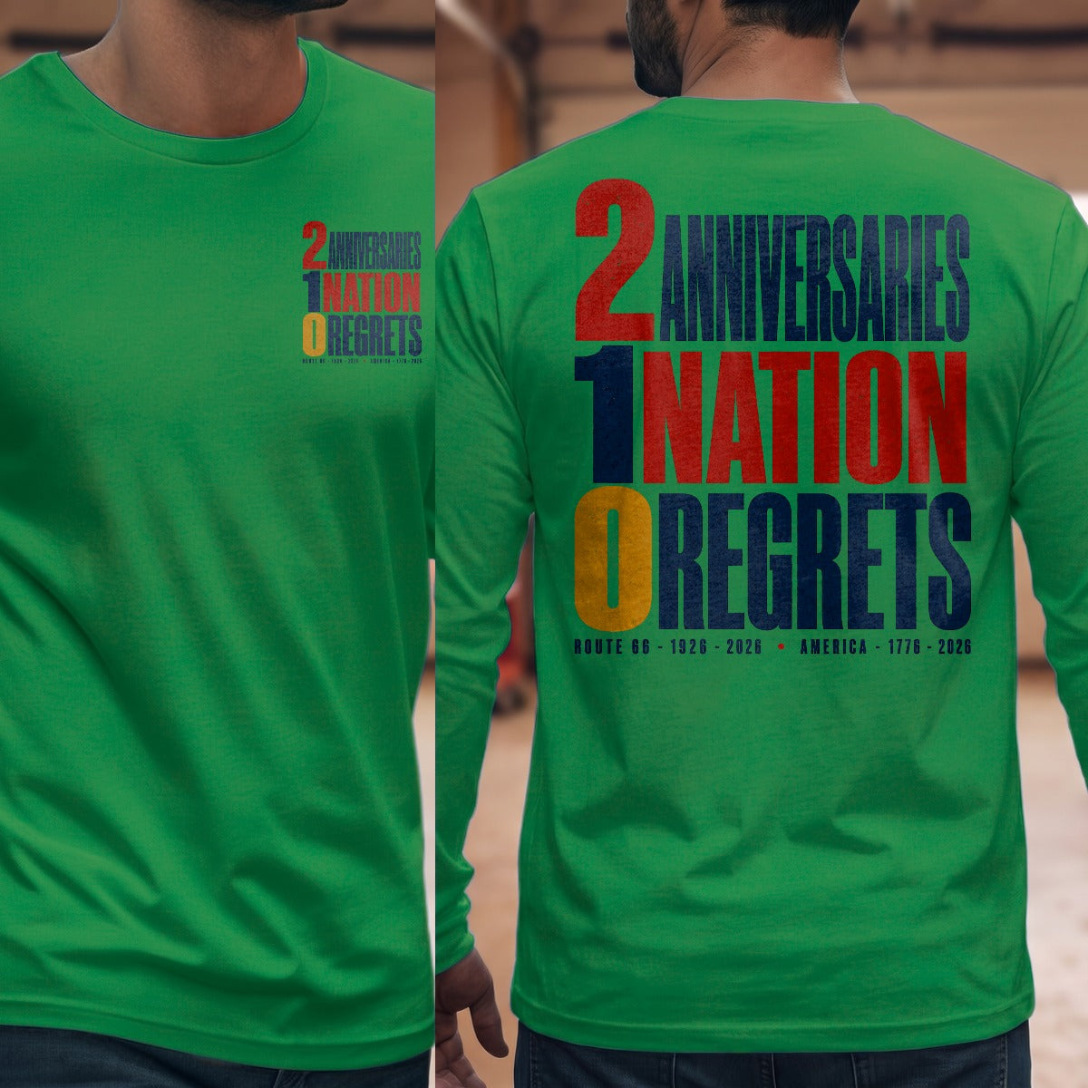 Irish Green | Front & Back