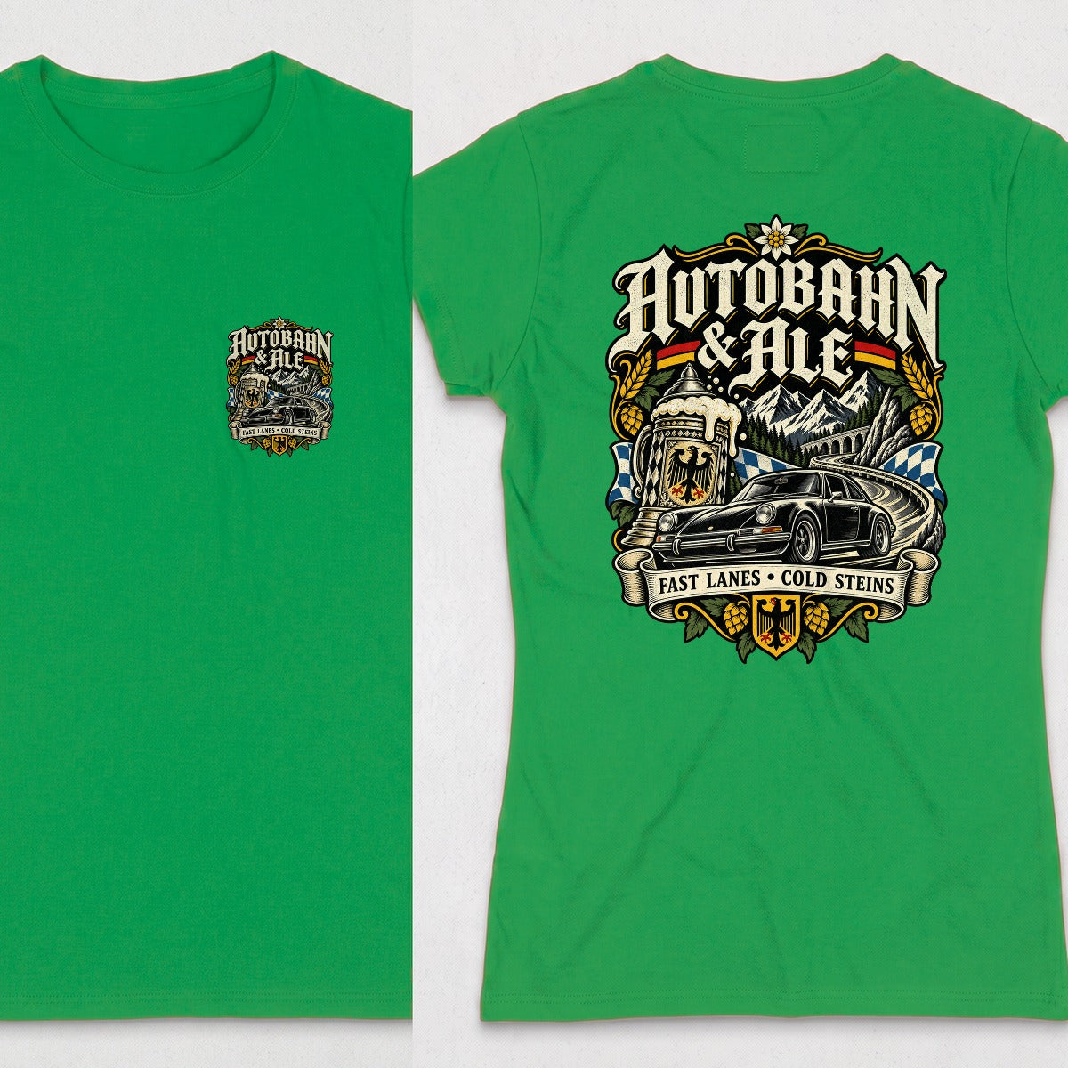 Irish Green | Front & Back