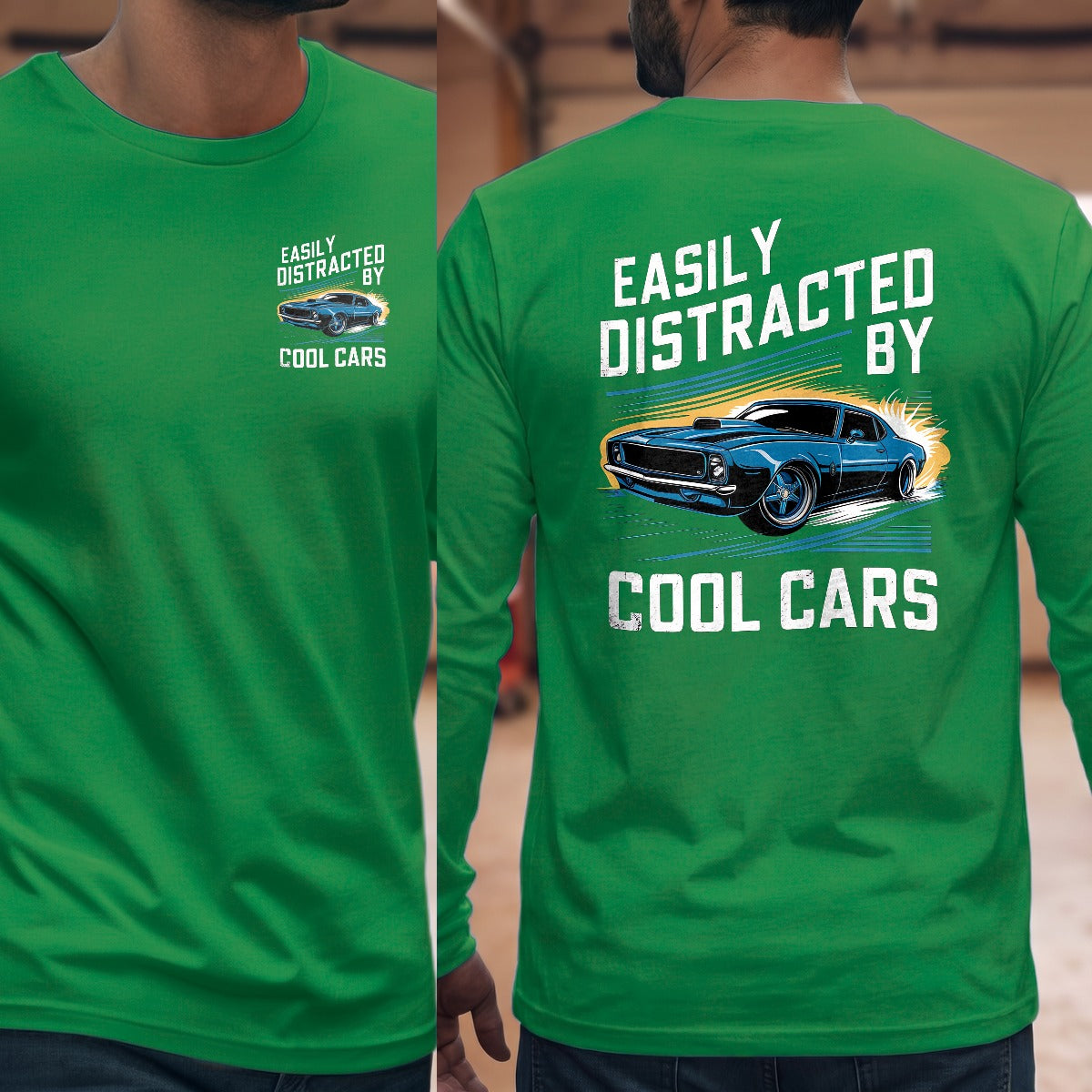 Irish Green | Left Chest + Back