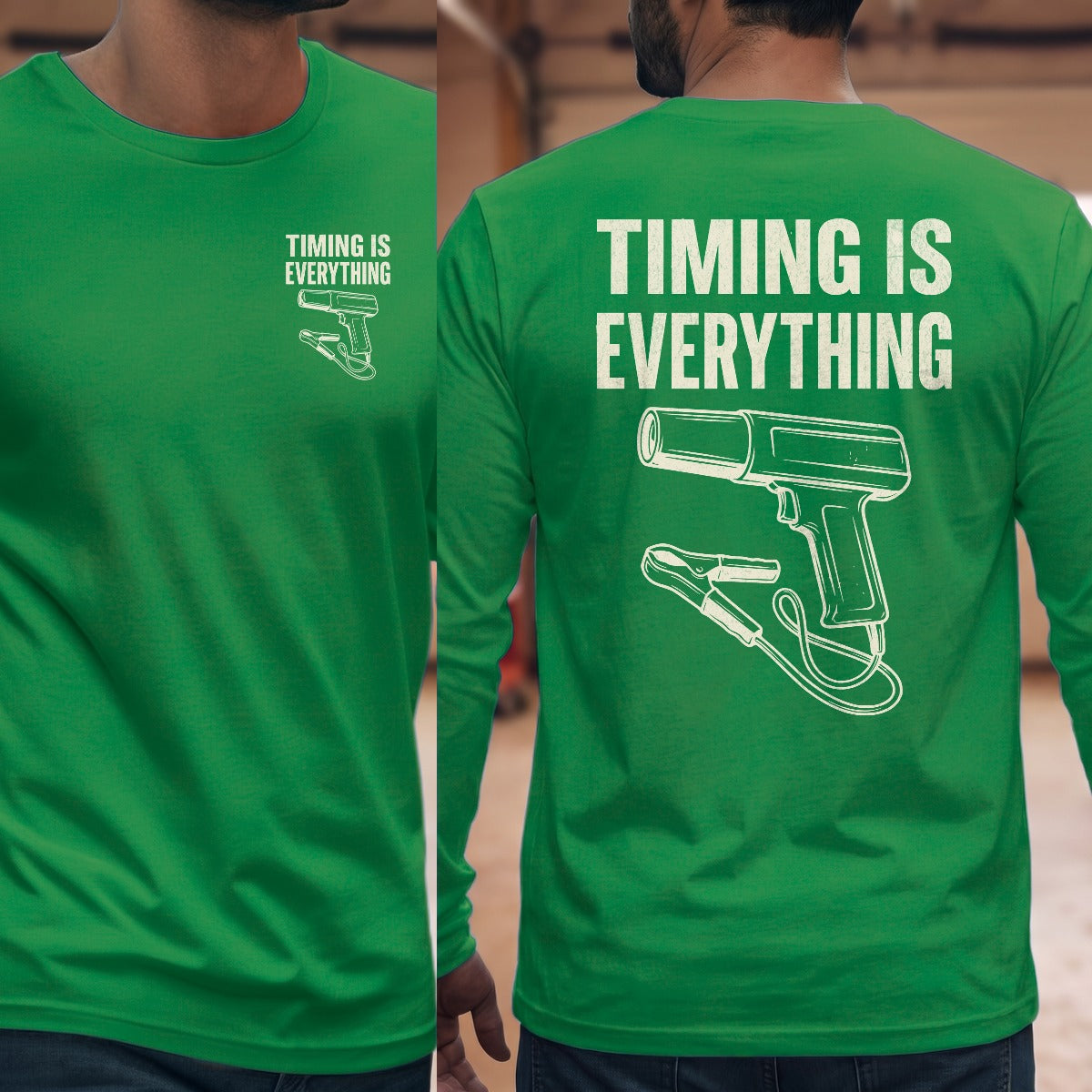 Irish Green | Left Chest + Back
