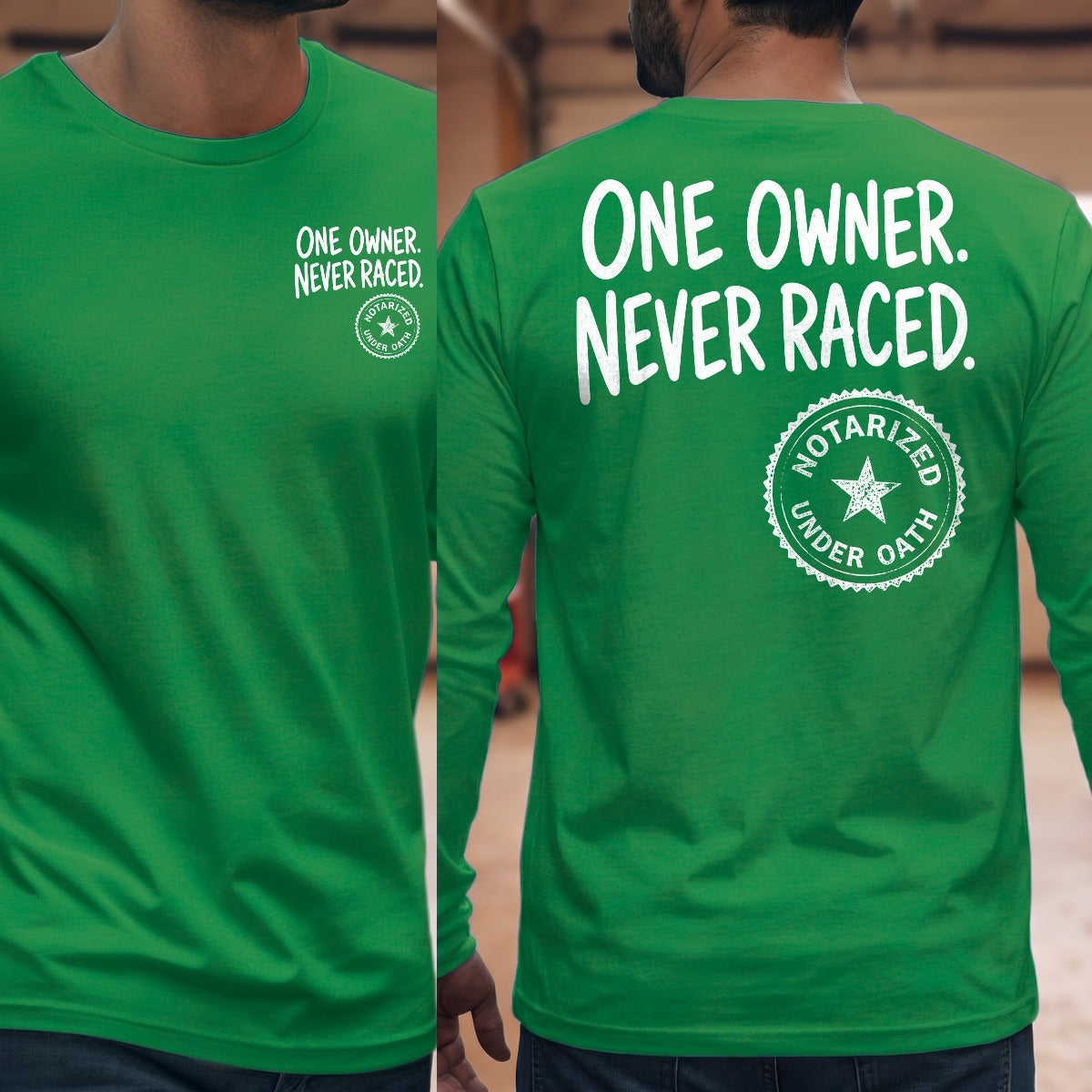 Irish Green | Front & Back