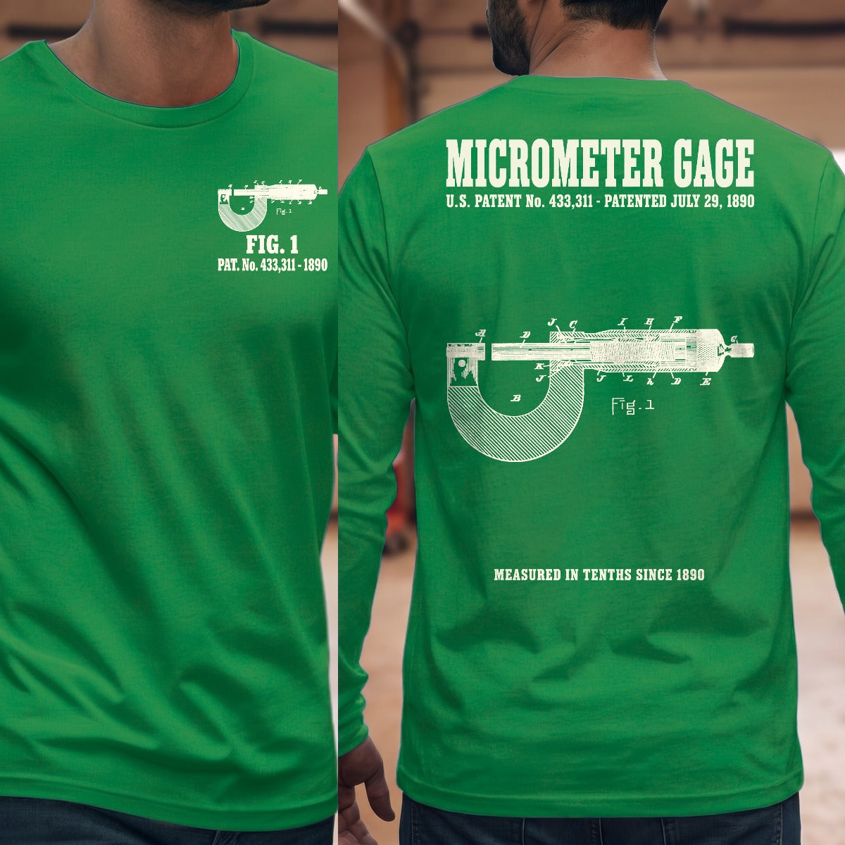Irish Green | Front & Back