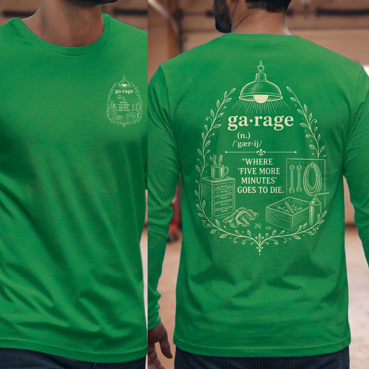 Irish Green | Front & Back