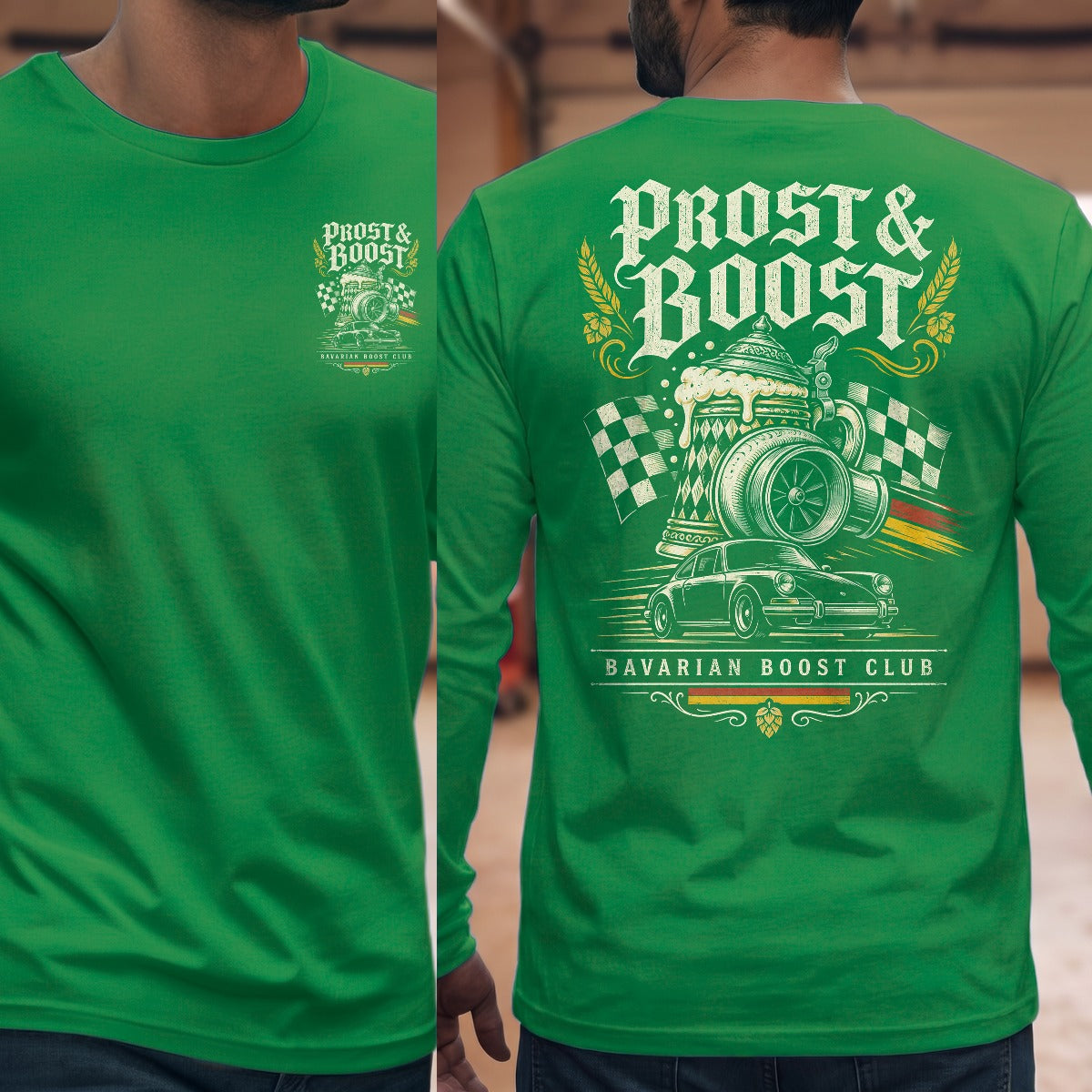 Irish Green | Front & Back