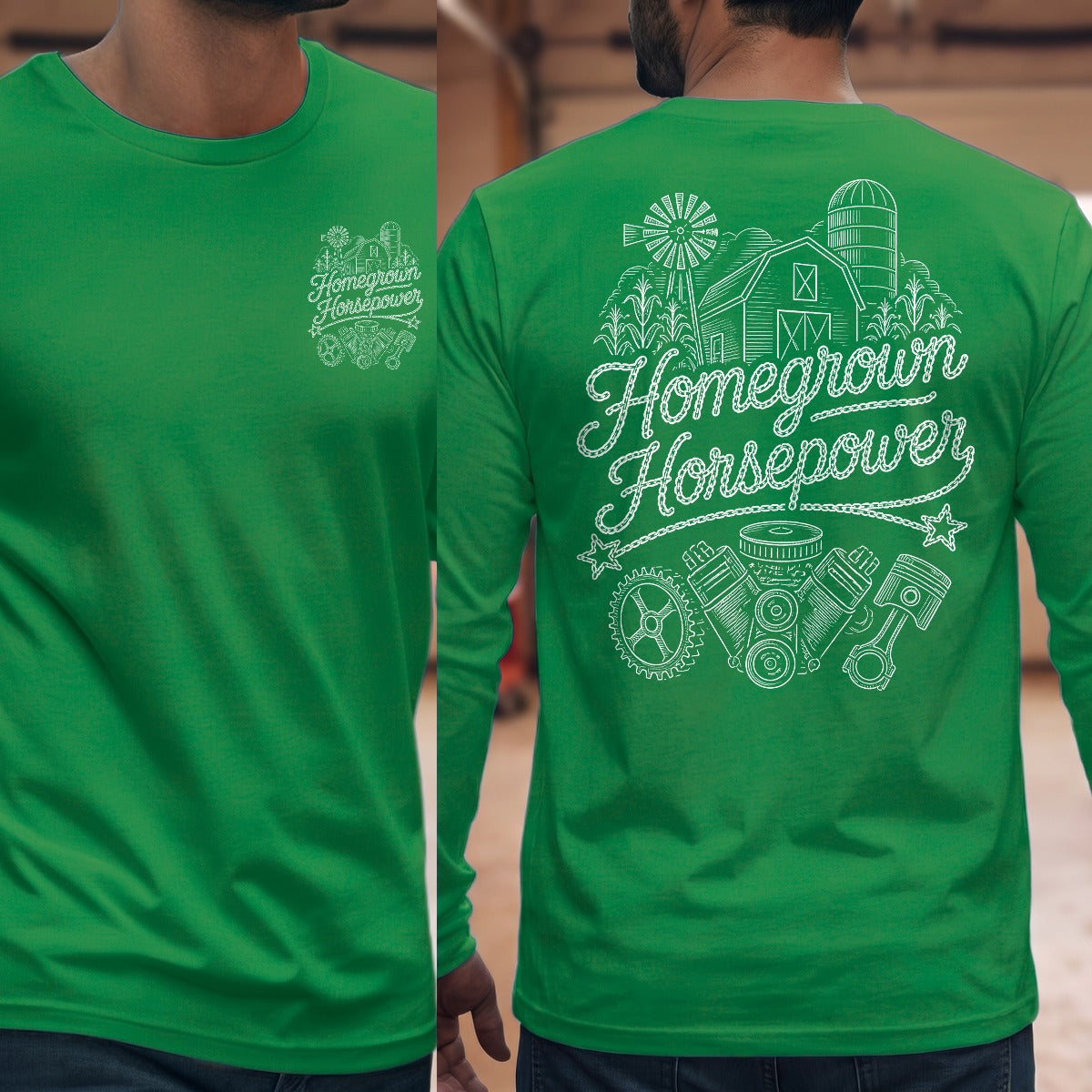 Irish Green | Front & Back
