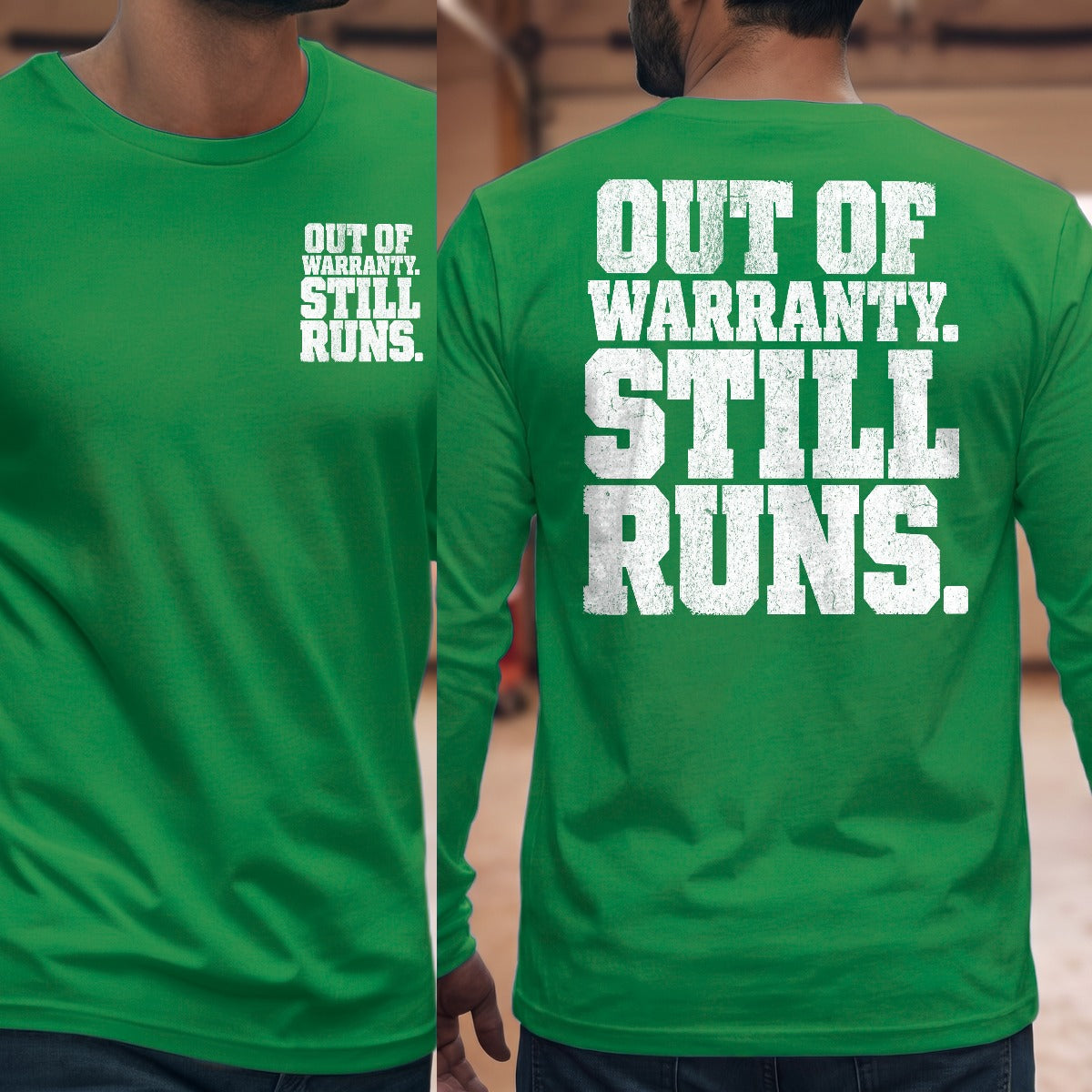 Irish Green | Front & Back
