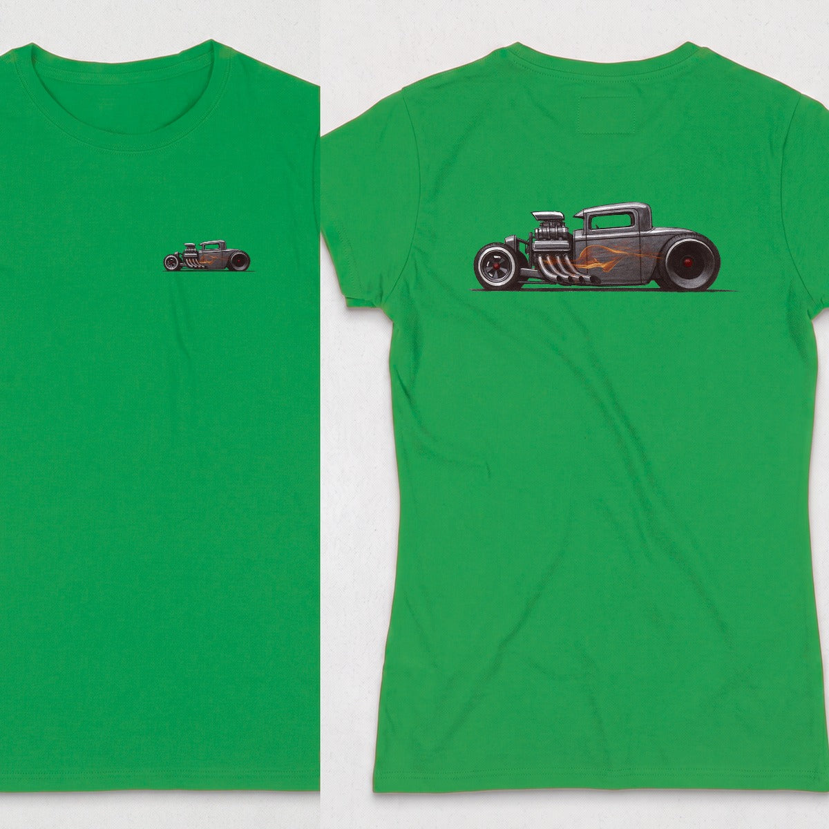 Irish Green | Left Chest + Back