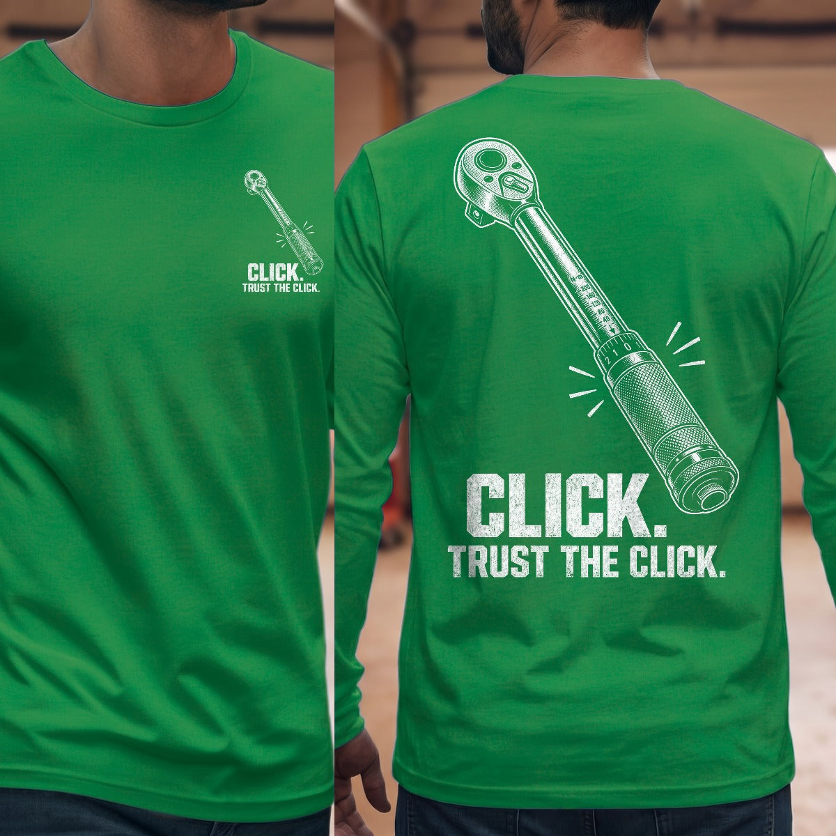 Irish Green | Front & Back