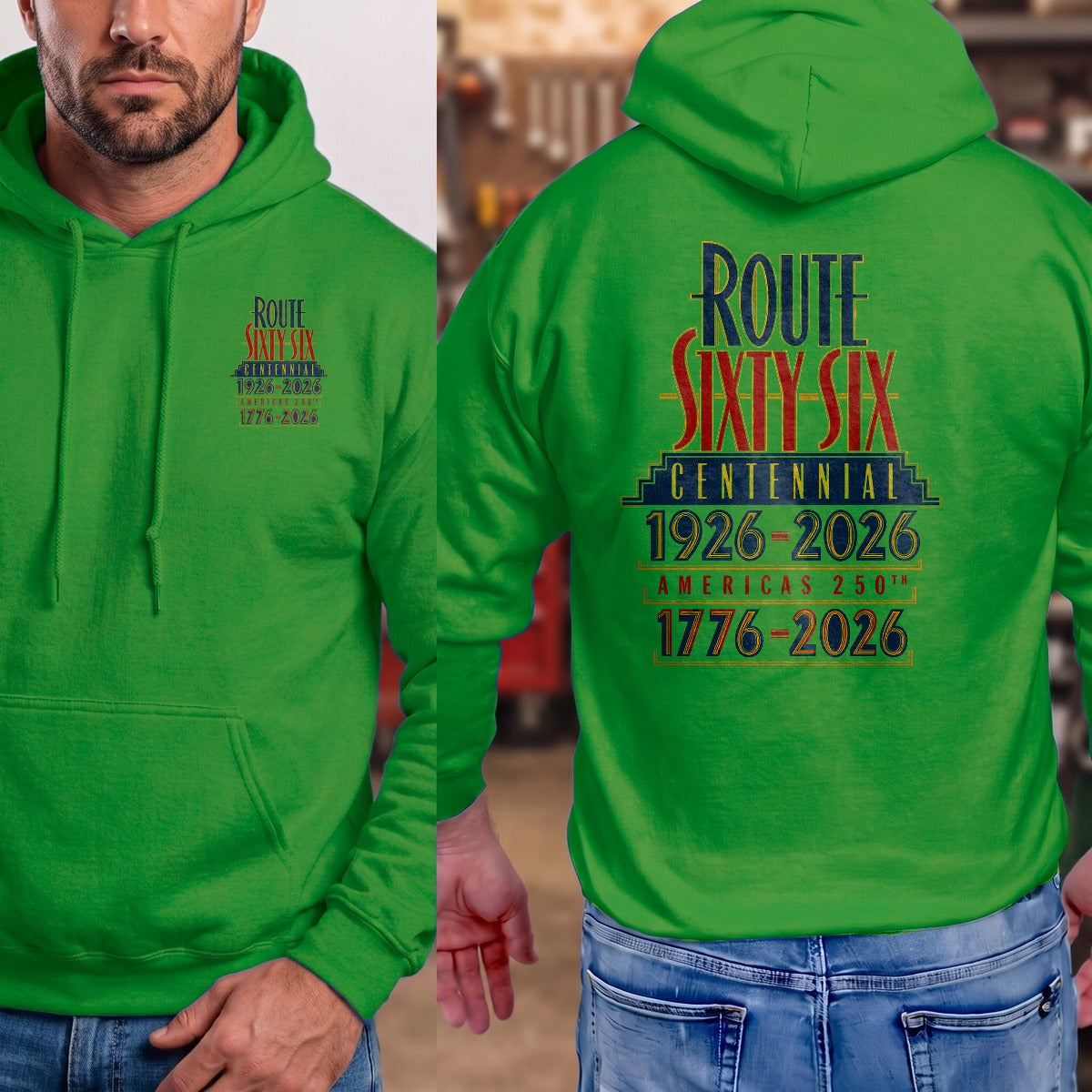 Irish Green | Front & Back