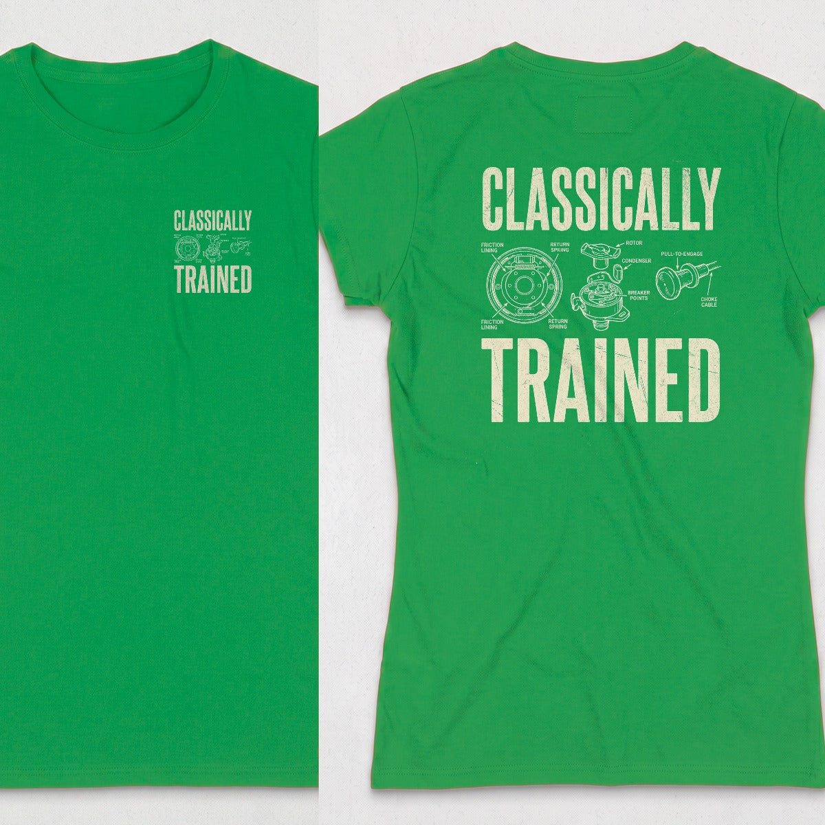 Irish Green | Left Chest + Back