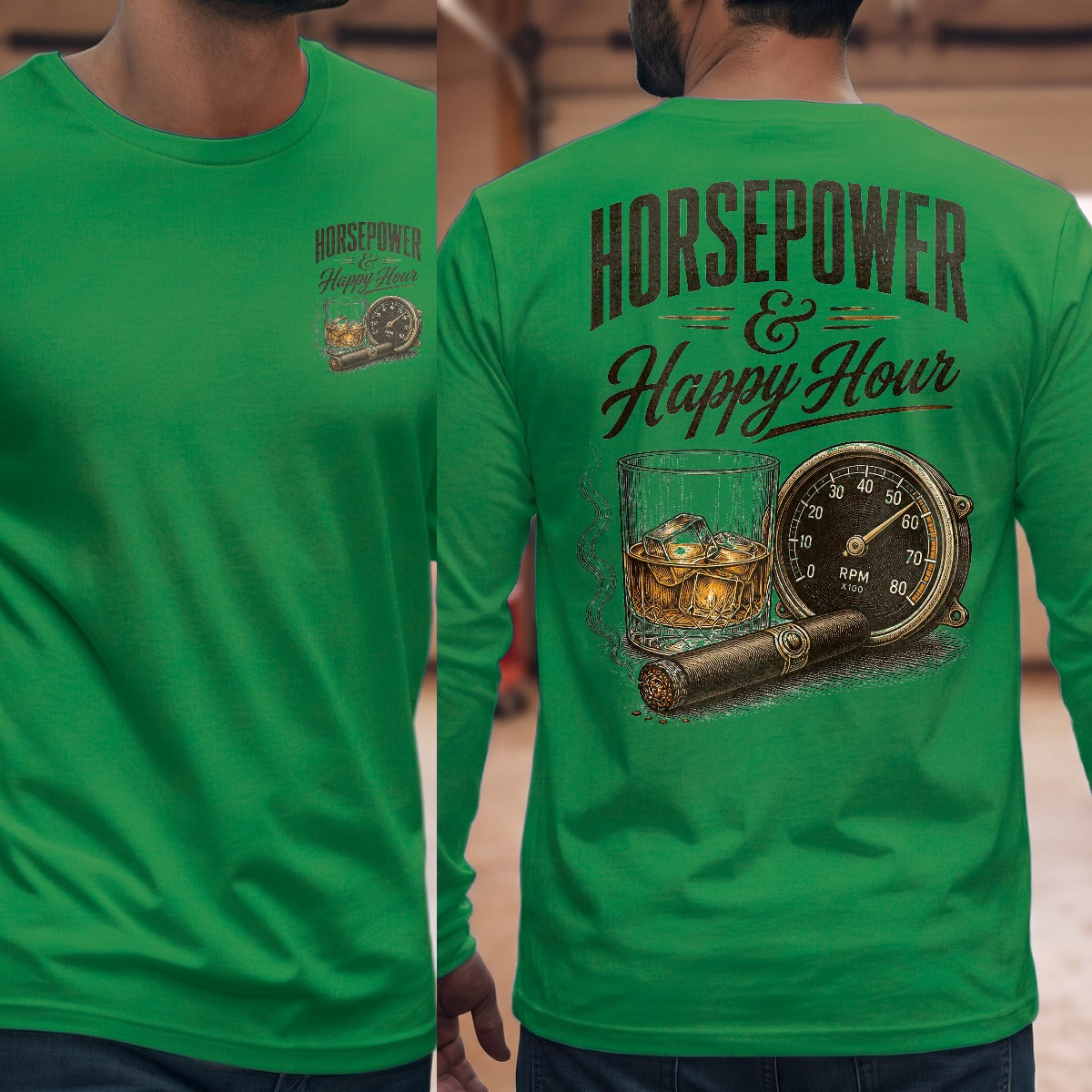 Irish Green | Front & Back