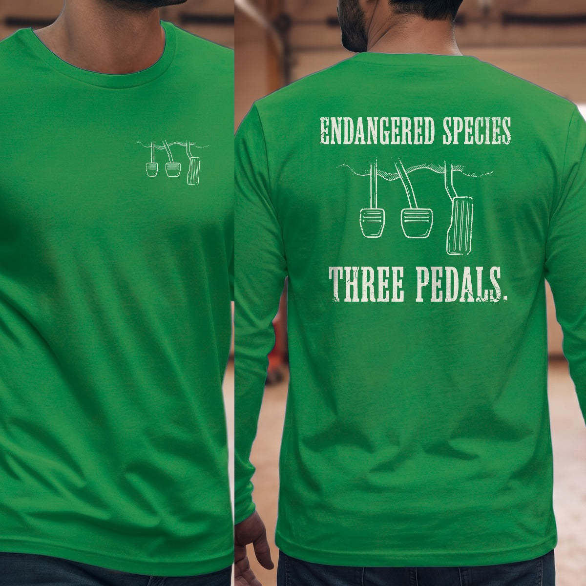 Irish Green | Left Chest + Back