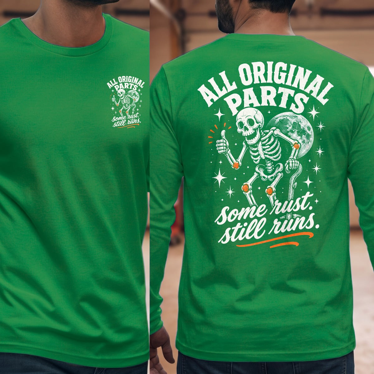 Irish Green | Front & Back