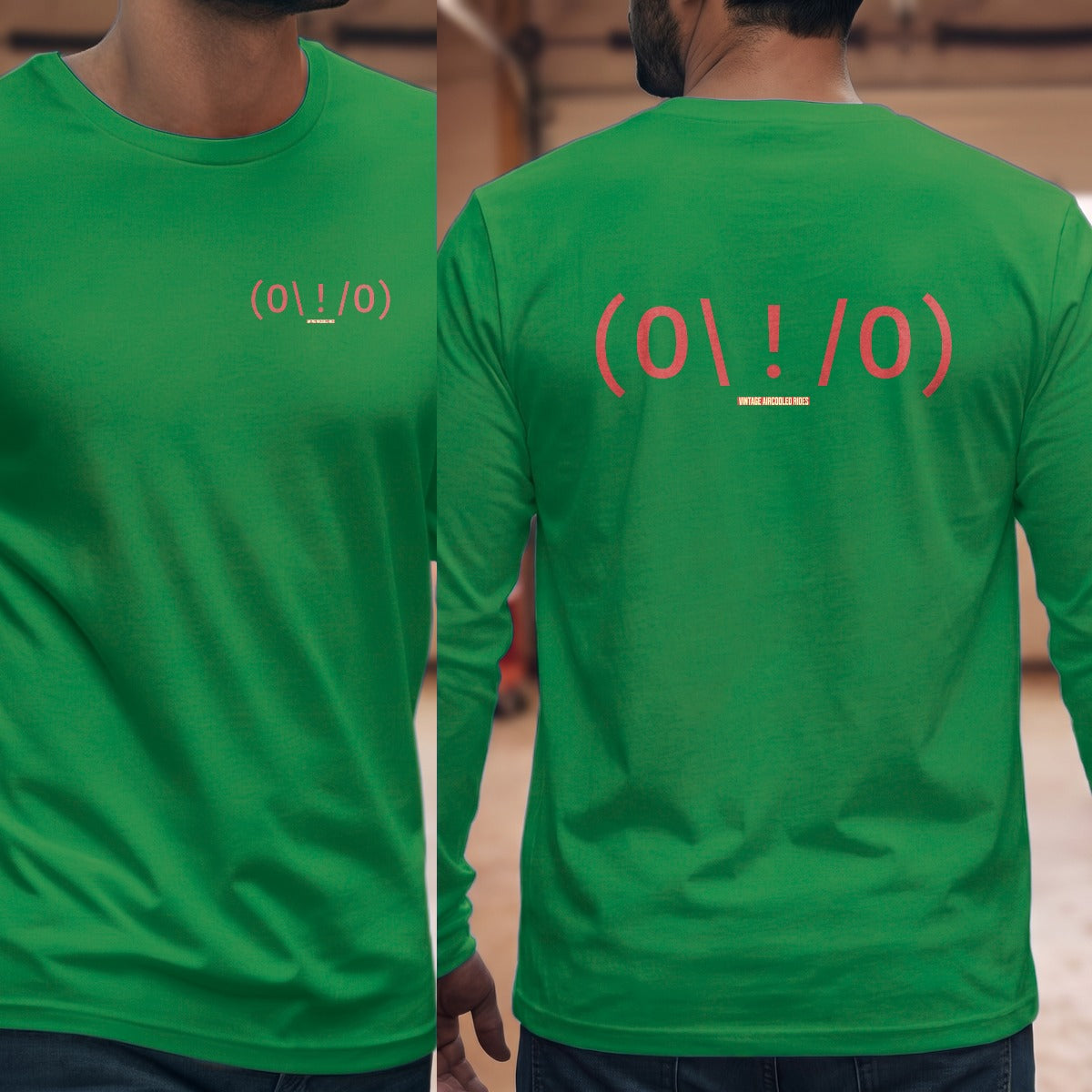 Irish Green | Left Chest + Back