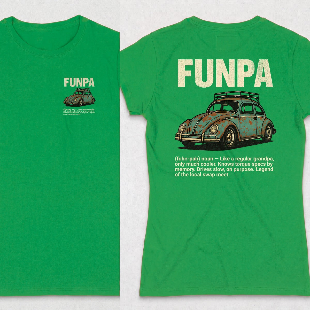 Irish Green | Left Chest + Back