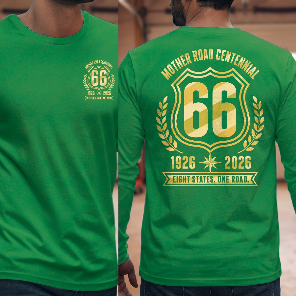 Irish Green | Front & Back