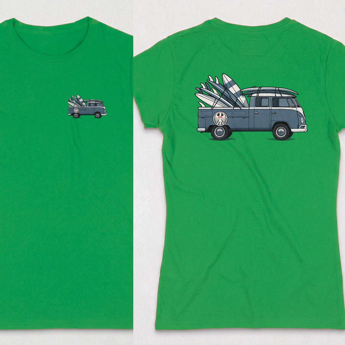 Irish Green | Left Chest + Back