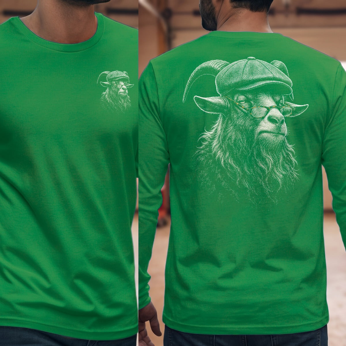Irish Green | Front & Back