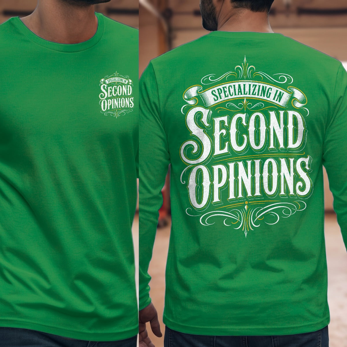 Irish Green | Front & Back