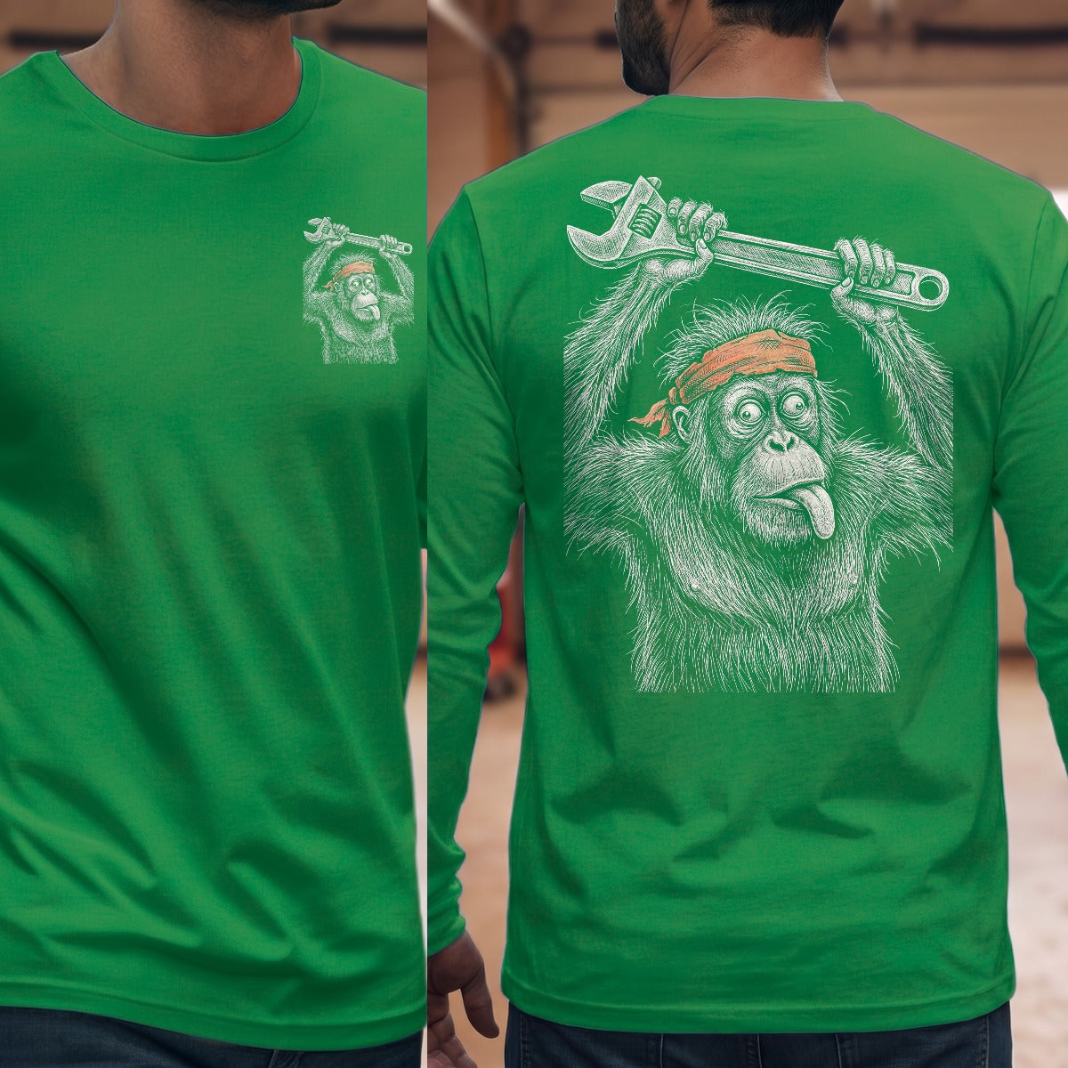 Irish Green | Front & Back