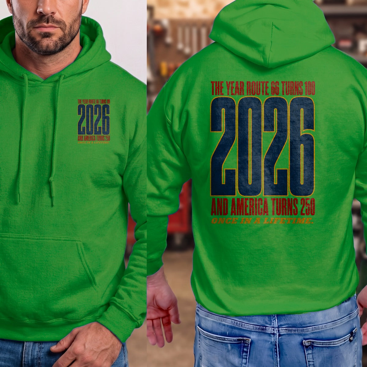 Irish Green | Front & Back