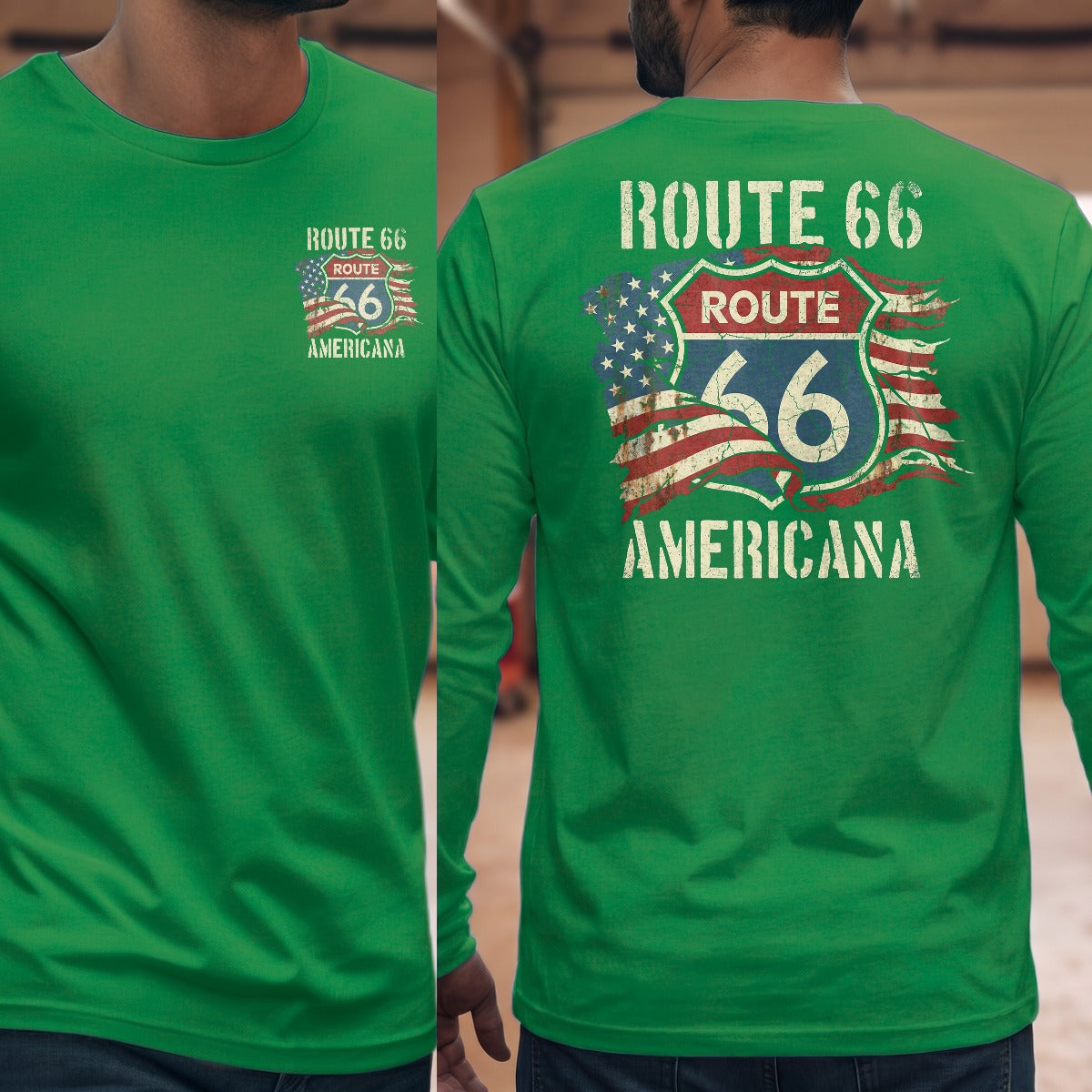 Irish Green | Front & Back