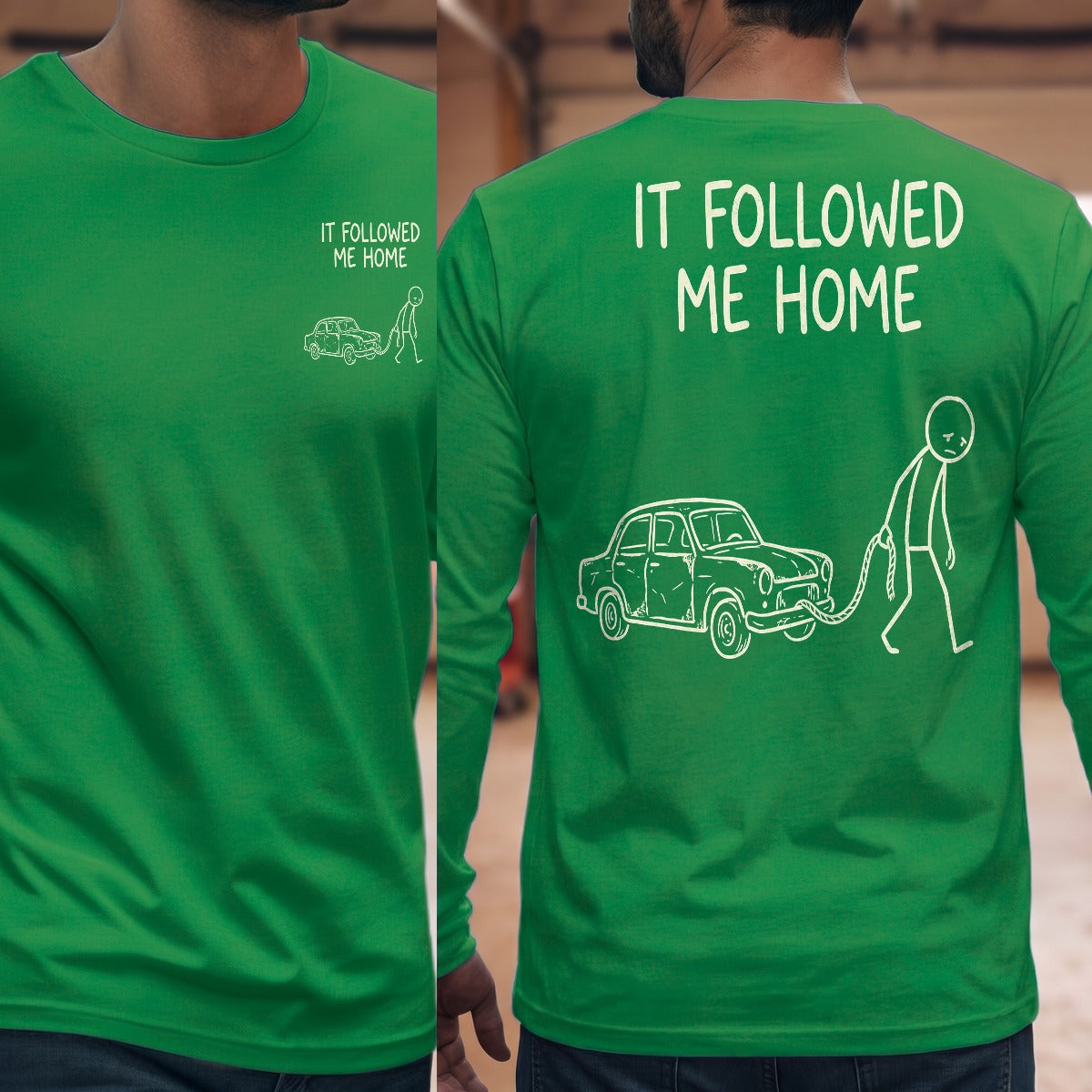 Irish Green | Front & Back
