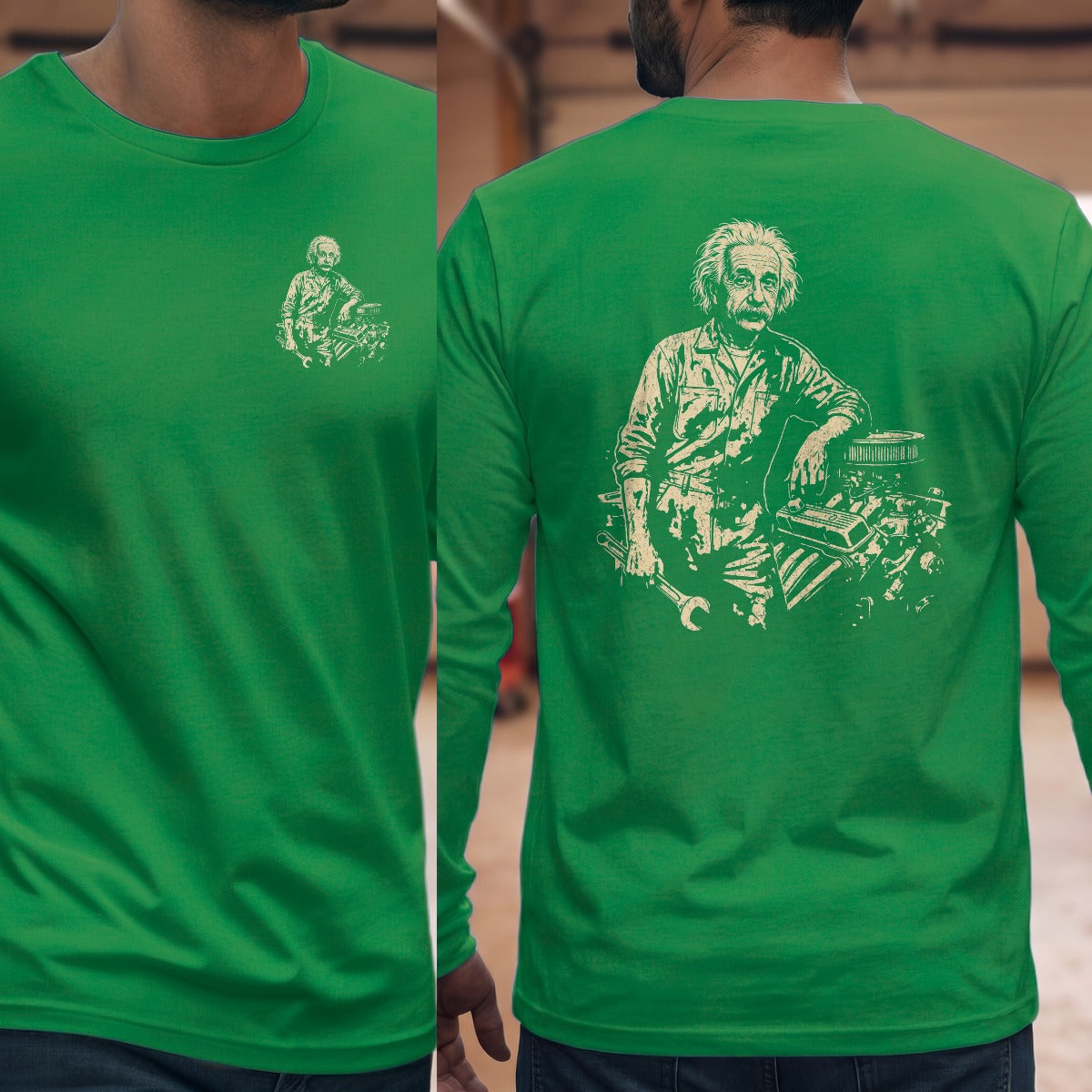 Irish Green | Left Chest + Back