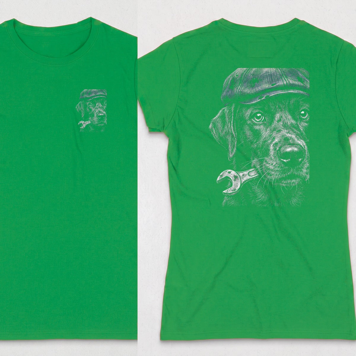 Irish Green | Left Chest + Back