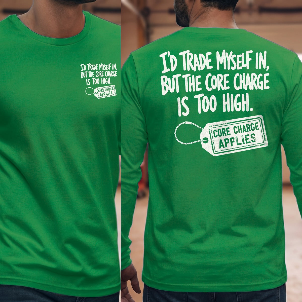 Irish Green | Front & Back