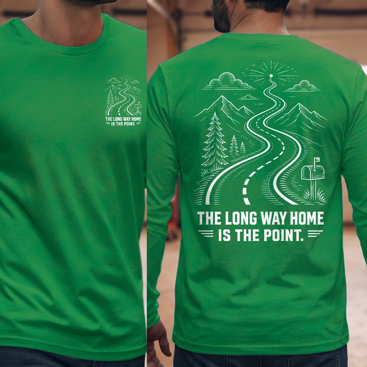 Irish Green | Front & Back