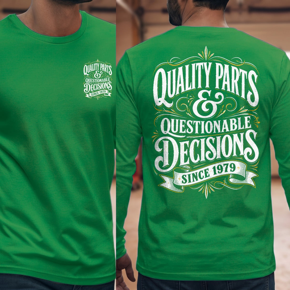 Irish Green | Front & Back