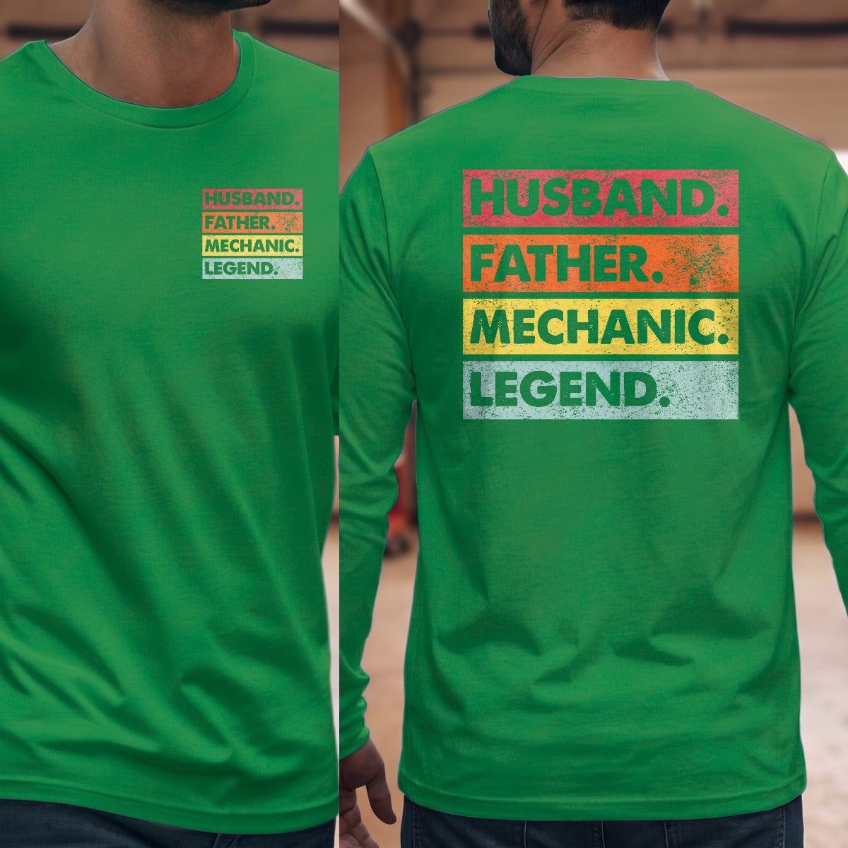 Irish Green | Left Chest + Back