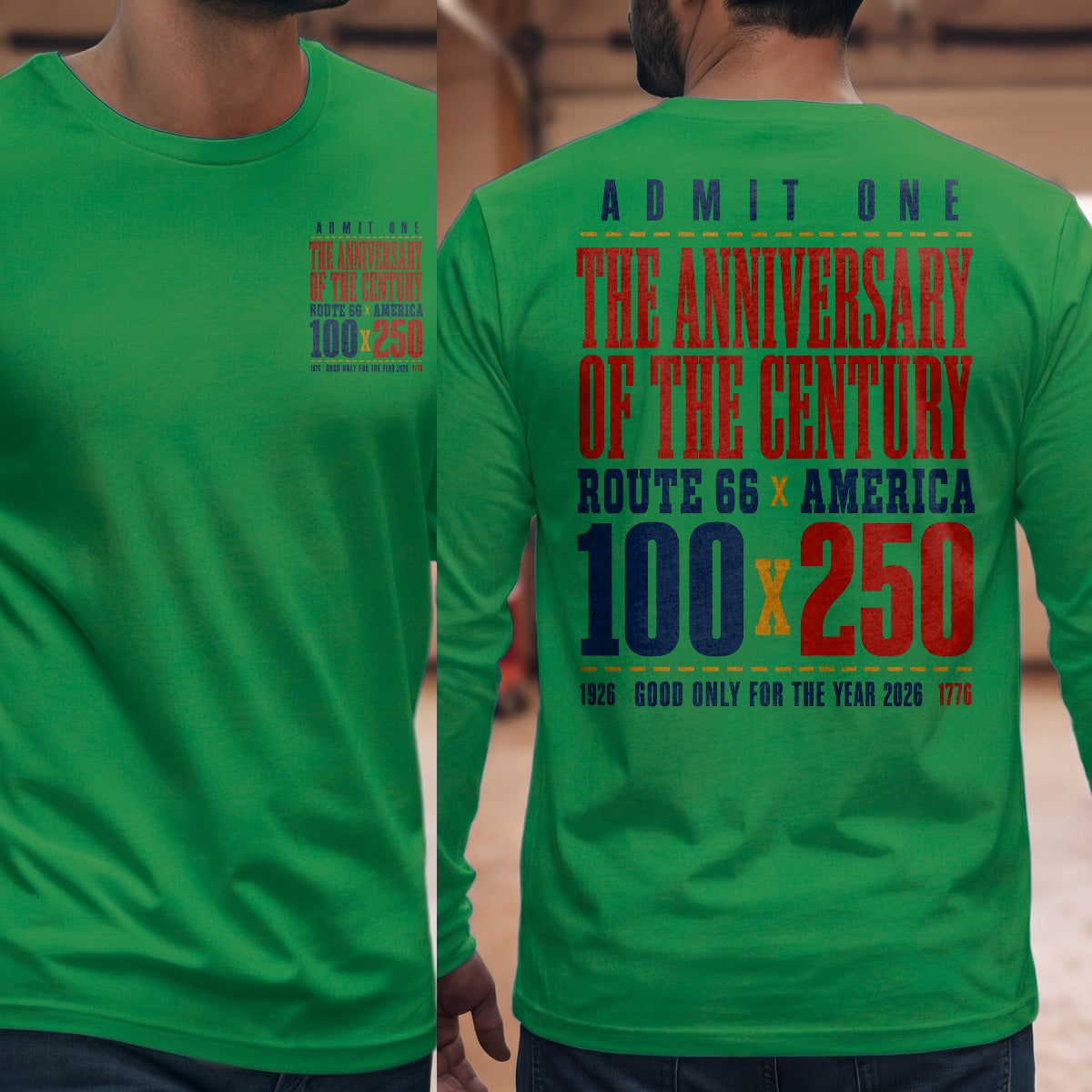 Irish Green | Front & Back
