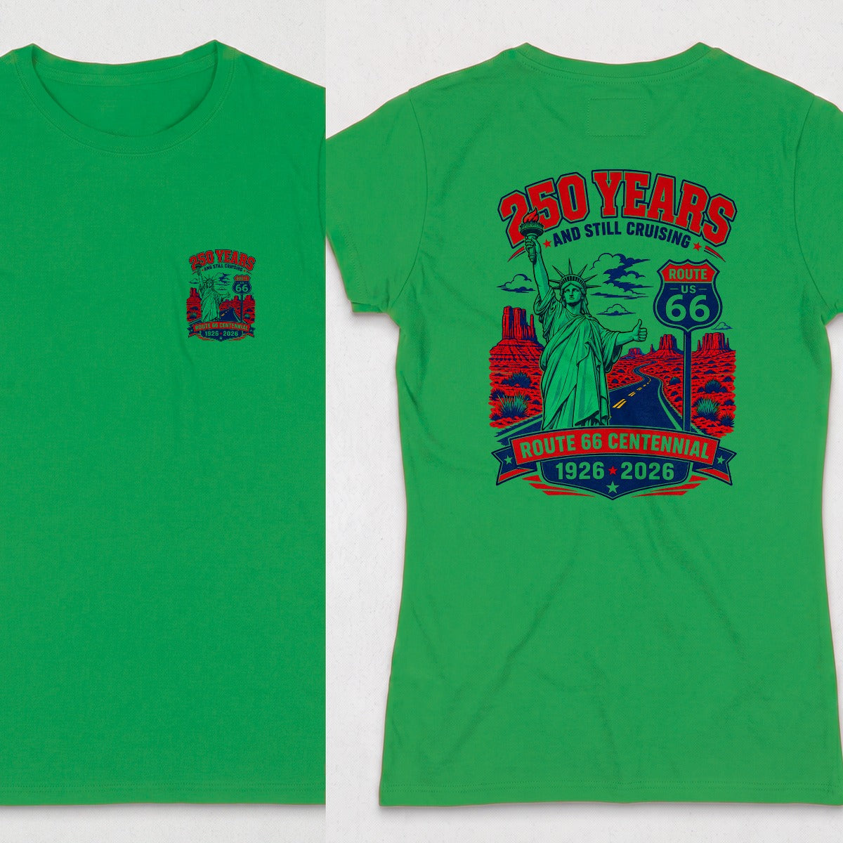 Irish Green | Front & Back