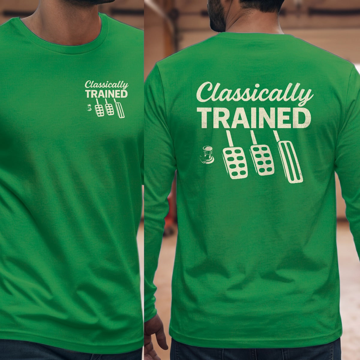Irish Green | Left Chest + Back