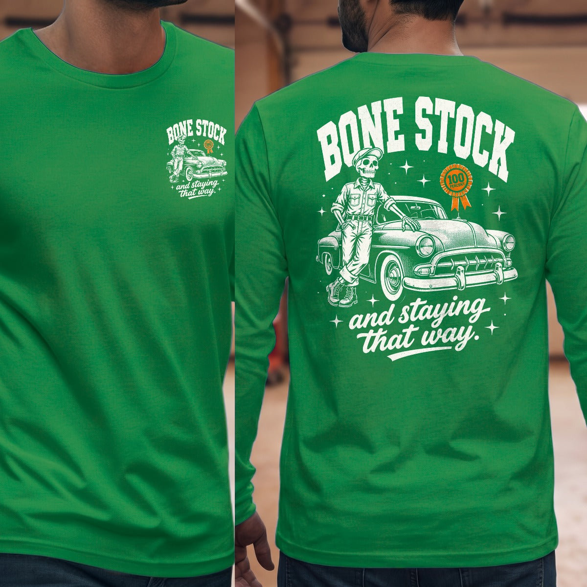 Irish Green | Front & Back