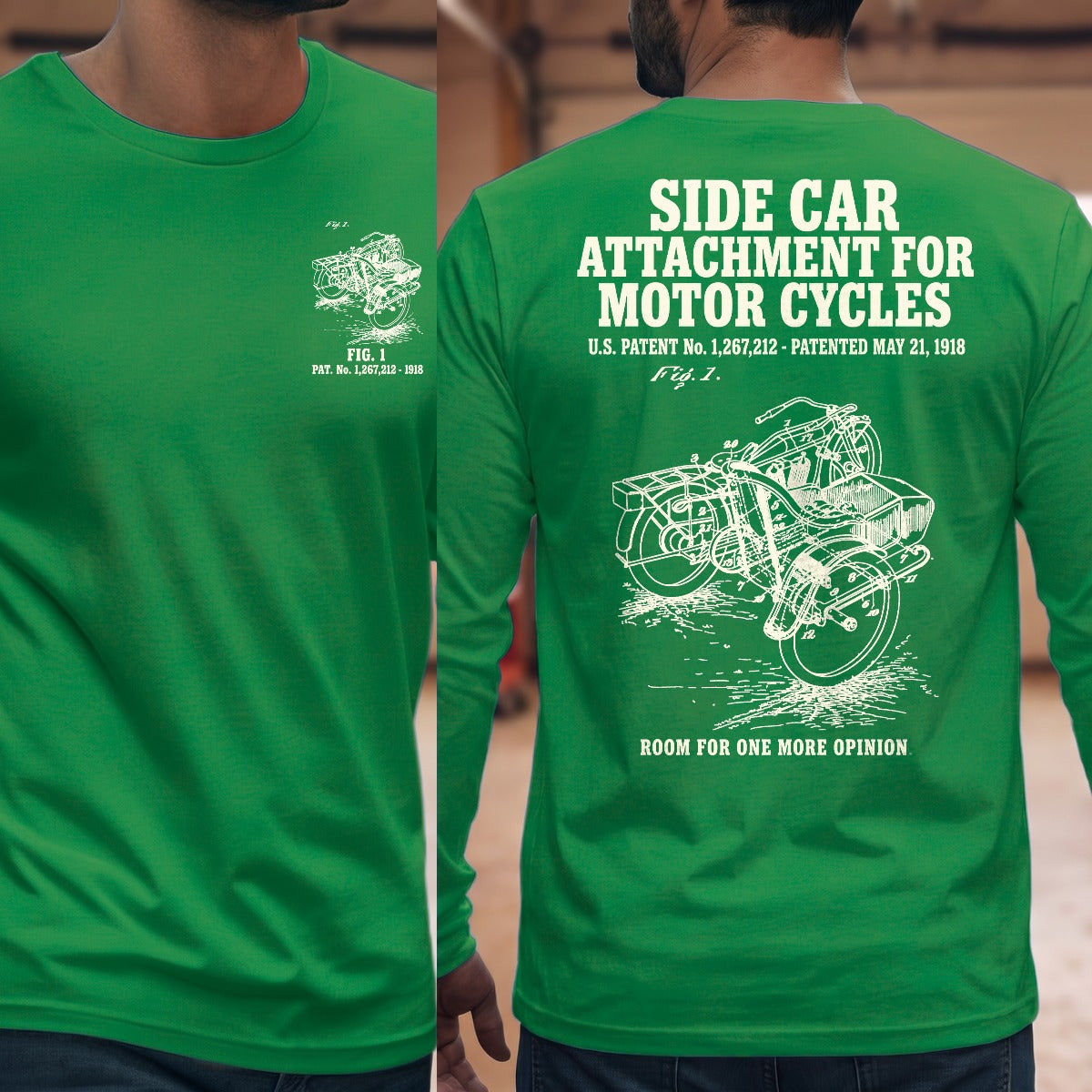 Irish Green | Front & Back