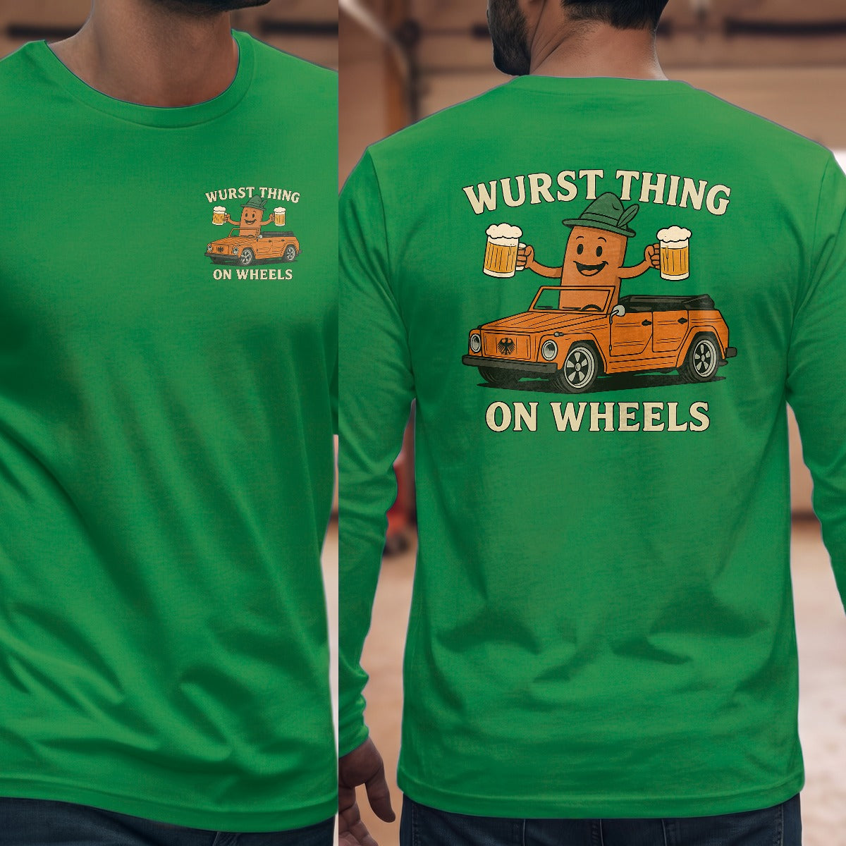 Irish Green | Left Chest + Back