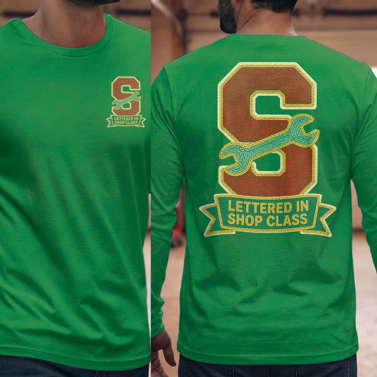 Irish Green | Front & Back