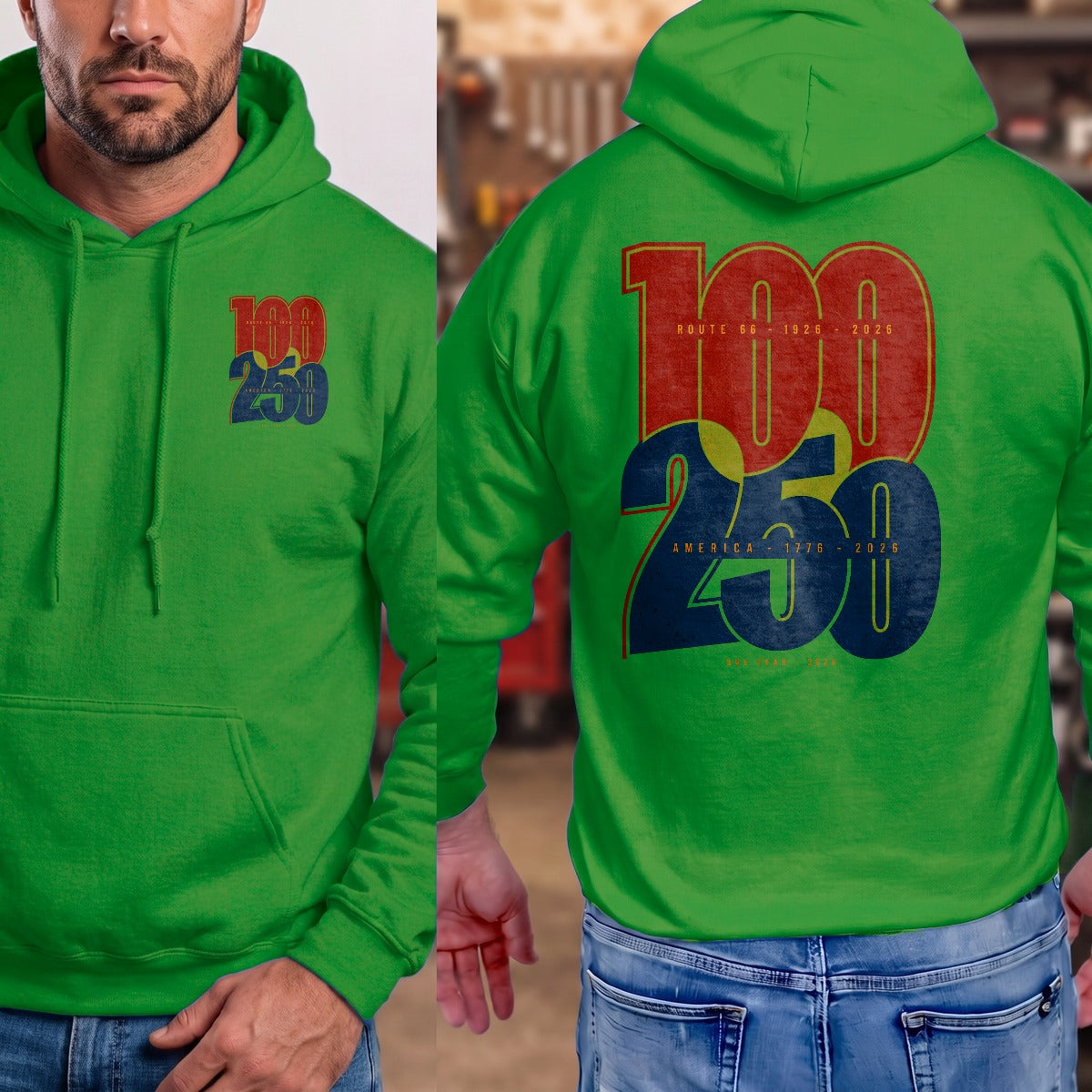 Irish Green | Front & Back
