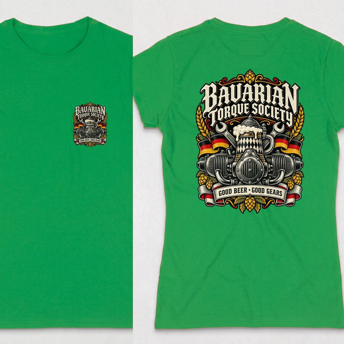 Irish Green | Front & Back