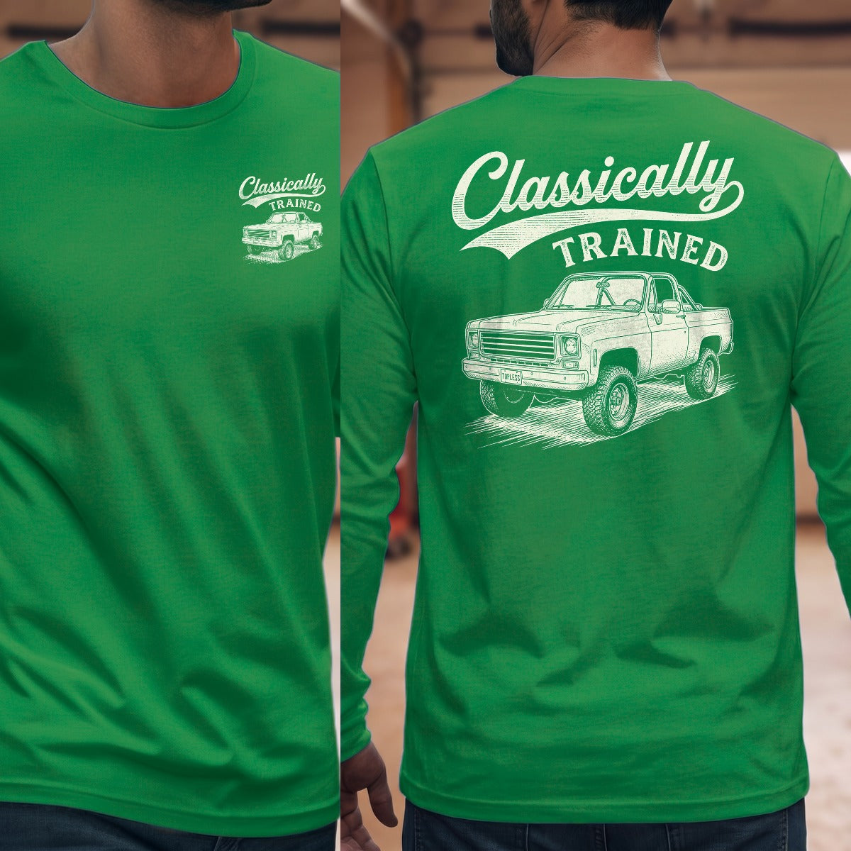 Irish Green | Front & Back
