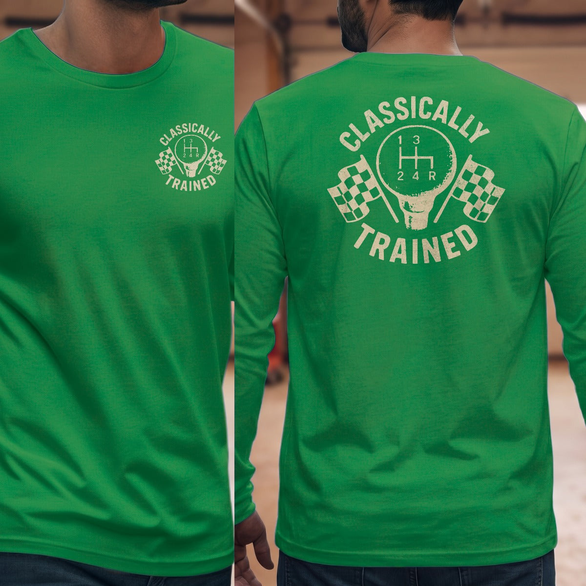 Irish Green | Left Chest + Back